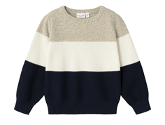 Name It weathered teak strik pullover